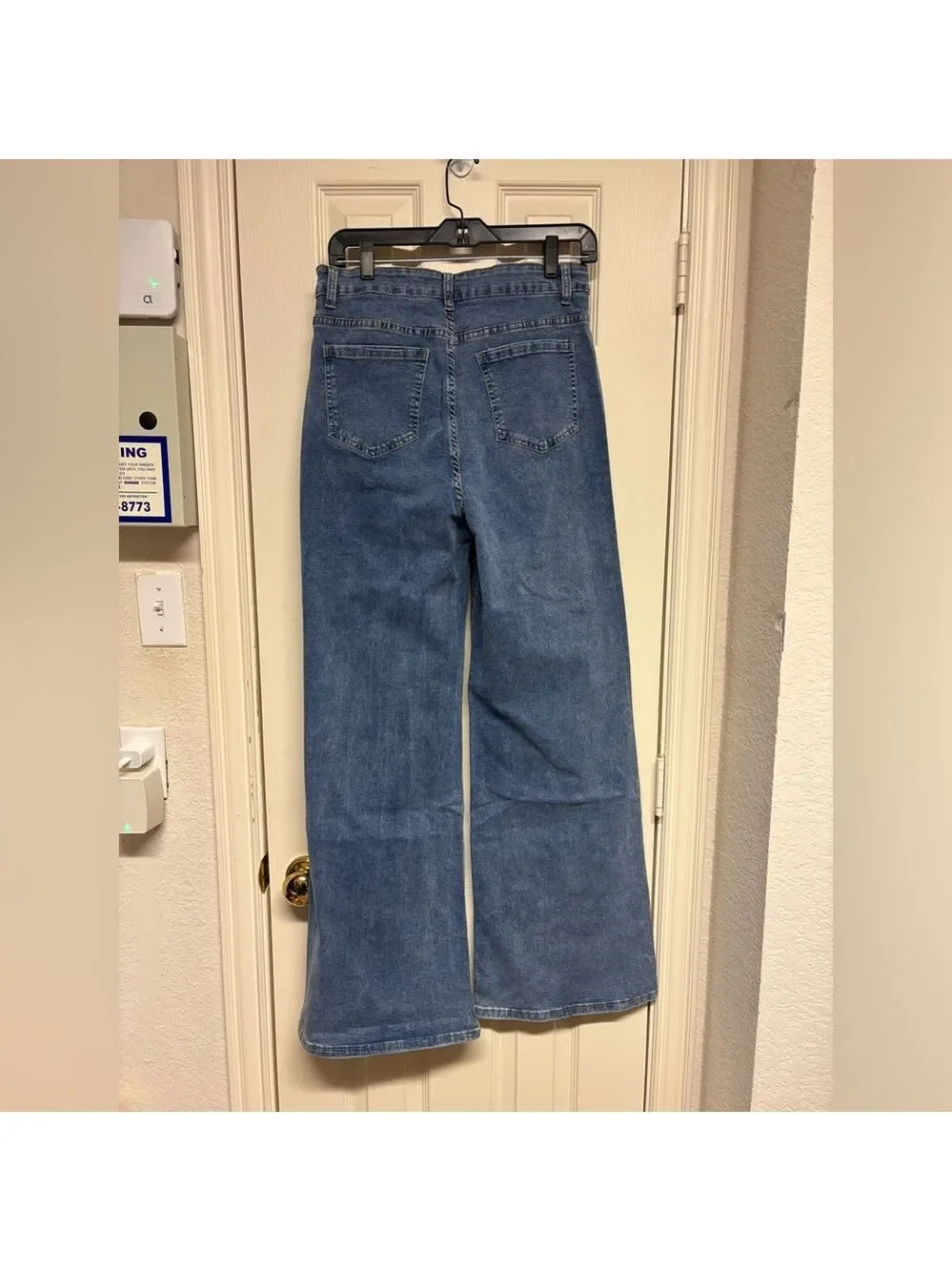 Lizette Collection High Waisted Jeans with Rhinestones 5 pockets size XL NEW NWT